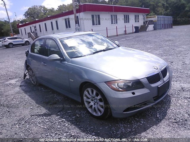 WBAVD33516KV66679 - 2006 BMW 330 XI BLUE photo 1