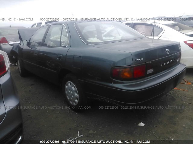 4T1BG12K4TU947334 - 1996 TOYOTA CAMRY DX/LE/XLE GREEN photo 3