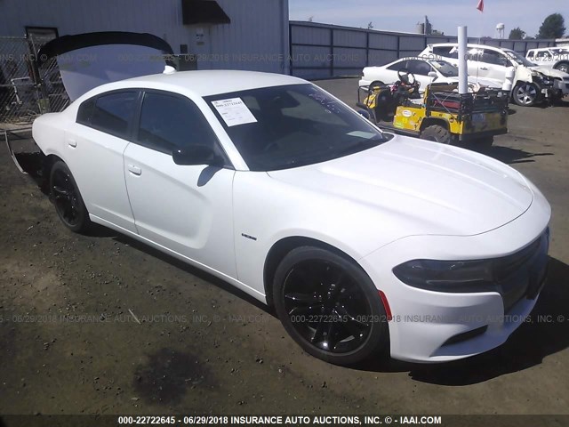2C3CDXCT8GH302534 - 2016 DODGE CHARGER R/T WHITE photo 1