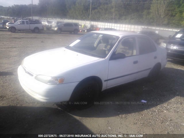 2T1BR12E5XC132846 - 1999 TOYOTA COROLLA VE/CE/LE WHITE photo 2