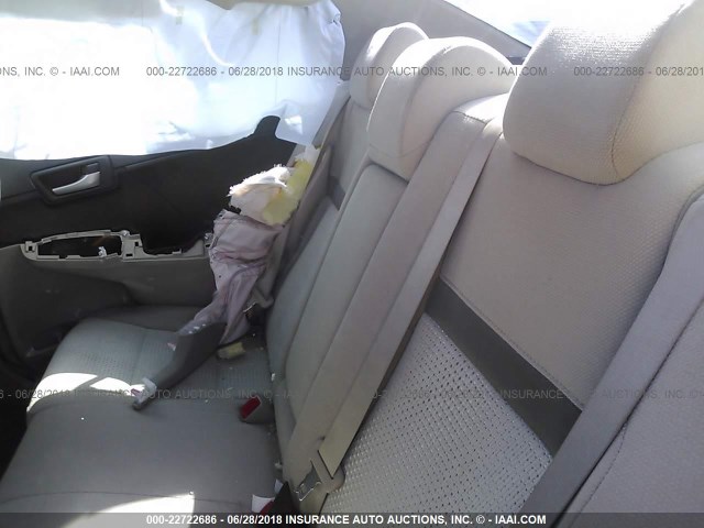 4T1BF1FK7EU807732 - 2014 TOYOTA CAMRY L/SE/LE/XLE 红色 照片 8