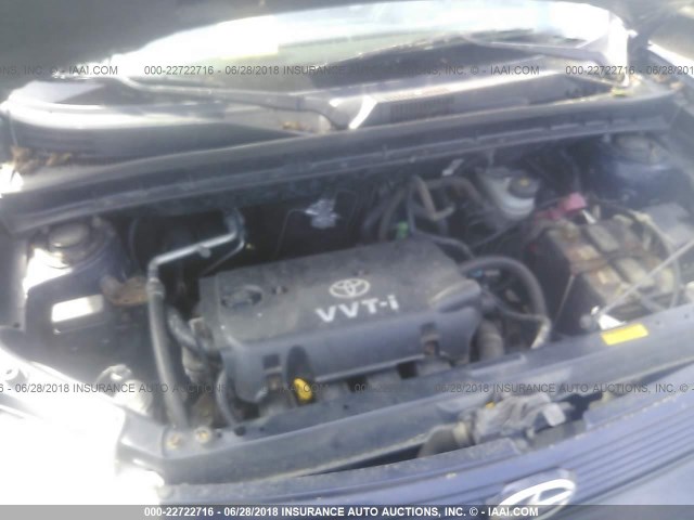 JTLKT334740169278 - 2004 TOYOTA SCION XB მუქი ლურჯი ფოტო 10
