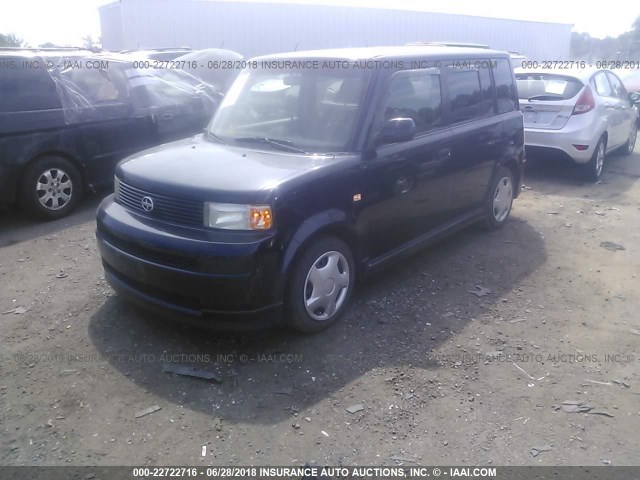 JTLKT334740169278 - 2004 TOYOTA SCION XB მუქი ლურჯი ფოტო 2