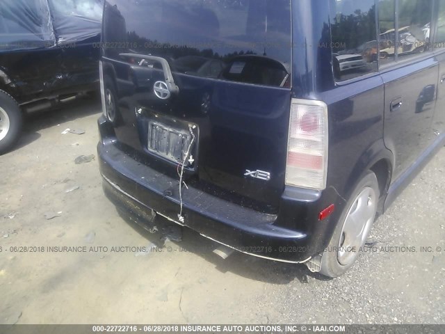 JTLKT334740169278 - 2004 TOYOTA SCION XB მუქი ლურჯი ფოტო 6