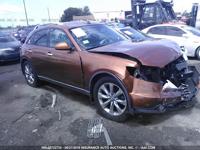 JNRBS08W94X403208 - 2004 INFINITI FX45 GOLD photo 1