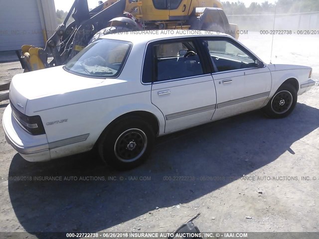 1G4AG55M9R6458313 - 1994 BUICK CENTURY SPECIAL WHITE photo 4