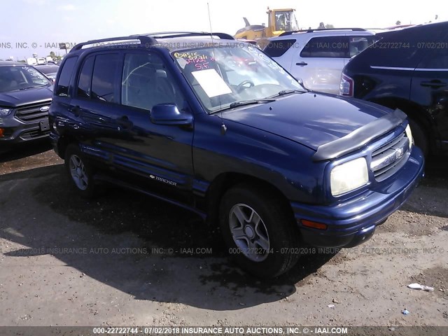 2CNBJ634946912268 - 2004 CHEVROLET TRACKER LT BLUE photo 1