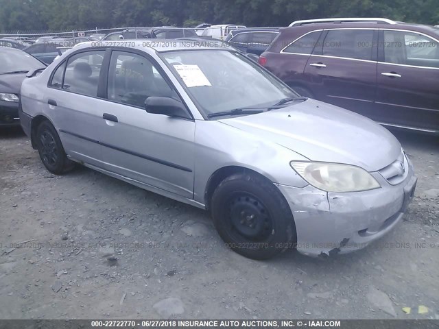 2HGES16365H577479 - 2005 HONDA CIVIC DX VP 银色 照片 1