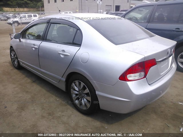 2HGFA1F92AH515132 - 2010 HONDA CIVIC EXL ვერცხლისფერი ფოტო 3