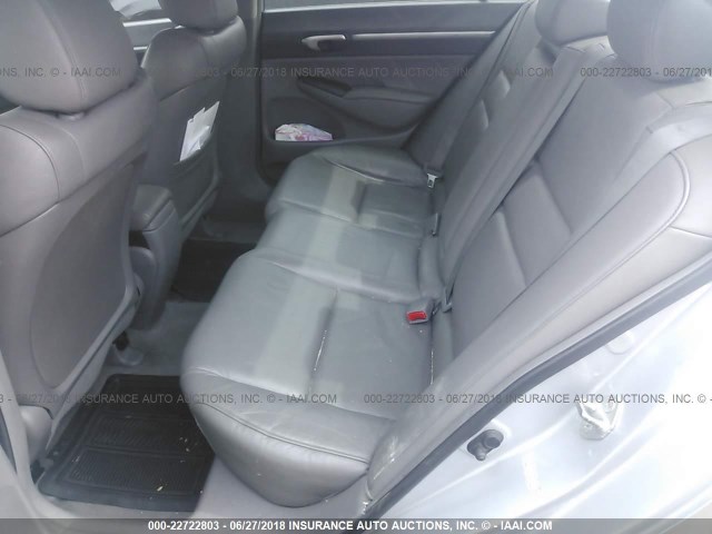 2HGFA1F92AH515132 - 2010 HONDA CIVIC EXL ვერცხლისფერი ფოტო 8