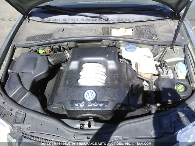 WVWRH63B13P206259 - 2003 VOLKSWAGEN PASSAT GLX 绿色 照片 10