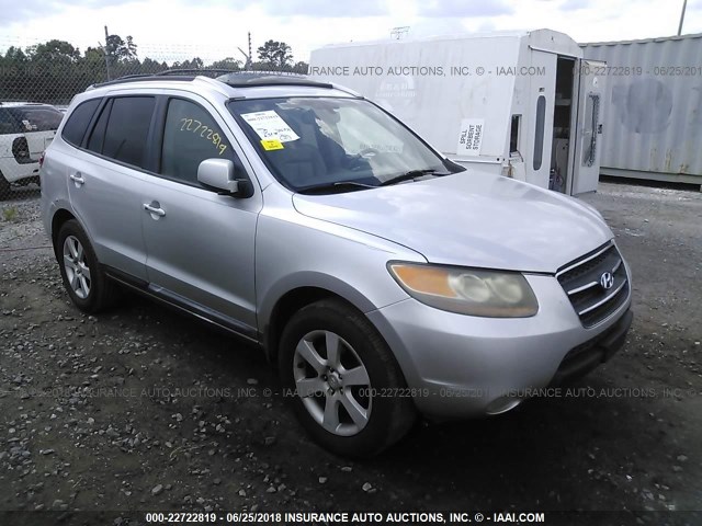 5NMSH13E97H118721 - 2007 HYUNDAI SANTA FE SE/LIMITED SILVER photo 1