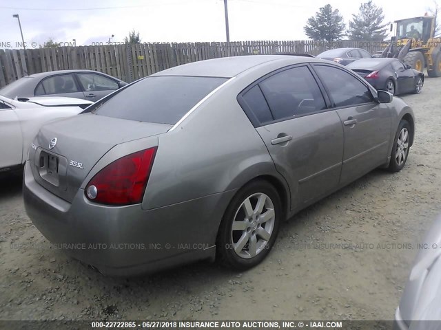 1N4BA41E56C840747 - 2006 NISSAN MAXIMA SE/SL GRAY photo 4