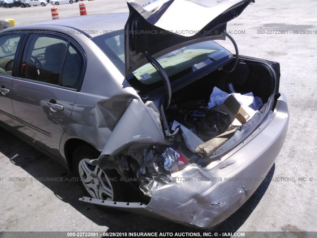 1G1ZS58F97F312244 - 2007 CHEVROLET MALIBU LS Qəhvəyi foto 6