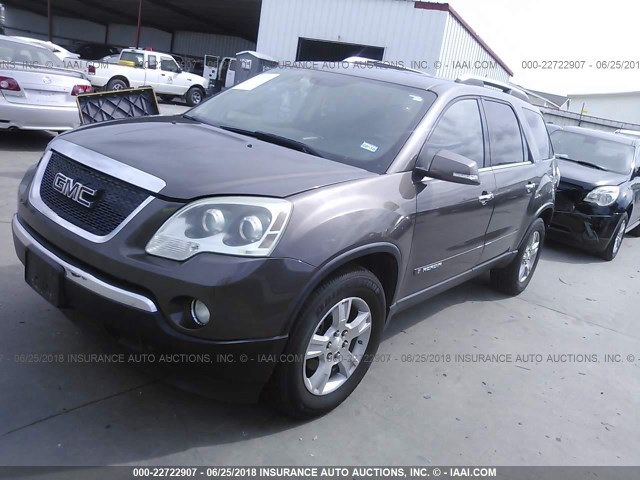 1GKER237X8J215556 - 2008 GMC ACADIA SLT-1 Braun Foto 2
