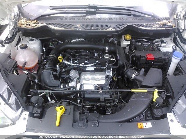 MAJ3P1TE4JC185293 - 2018 FORD ECOSPORT SE WHITE photo 10