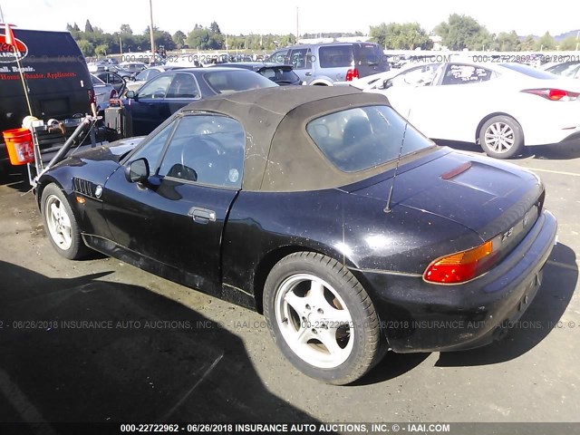 4USCH7326VLB77117 - 1997 BMW Z3 1.9 BLACK photo 3