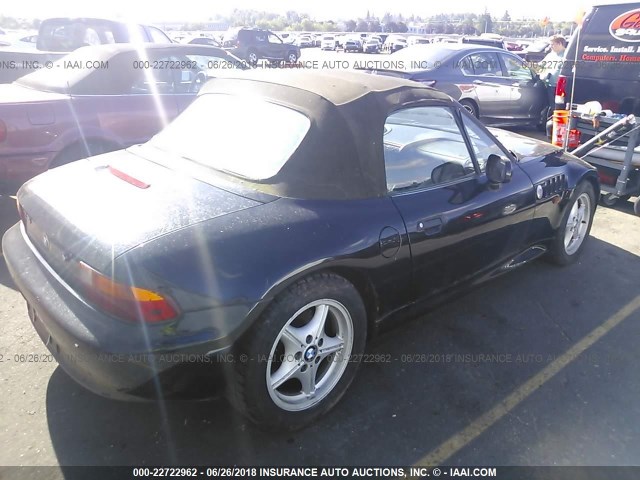 4USCH7326VLB77117 - 1997 BMW Z3 1.9 BLACK photo 4