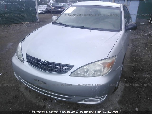 4T1BE32K93U125467 - 2003 TOYOTA CAMRY LE/XLE/SE ვერცხლისფერი ფოტო 6