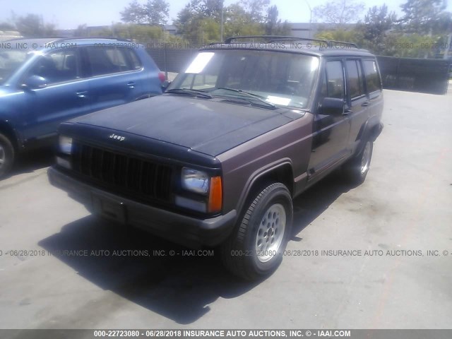 1J4FJ68S6TL241414 - 1996 JEEP CHEROKEE SPORT/CLASSIC შავი ფოტო 2