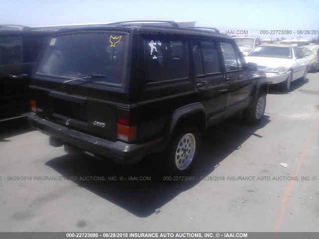 1J4FJ68S6TL241414 - 1996 JEEP CHEROKEE SPORT/CLASSIC შავი ფოტო 4
