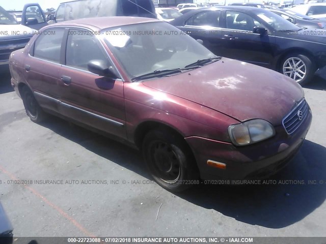 JS2GB41S715210587 - 2001 SUZUKI ESTEEM GL/GLX/GLX SPORT 勃艮第红 照片 1
