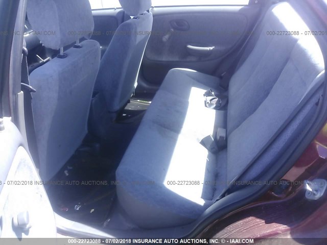 JS2GB41S715210587 - 2001 SUZUKI ESTEEM GL/GLX/GLX SPORT 勃艮第红 照片 8