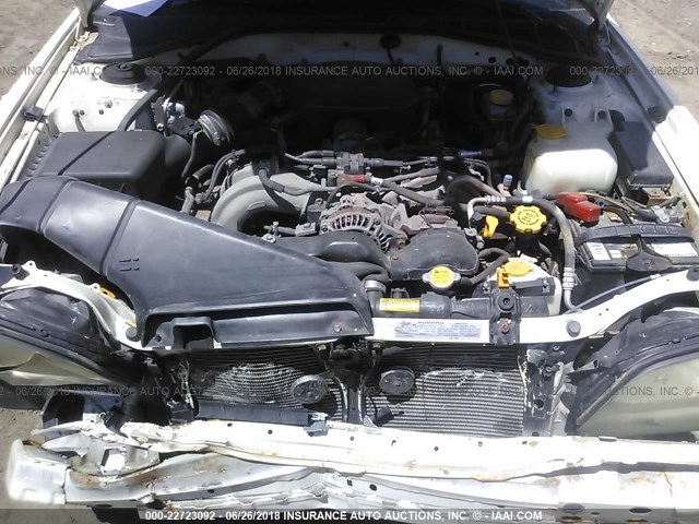4S3BH675247631898 - 2004 SUBARU LEGACY OUTBACK AWP 白色 照片 10