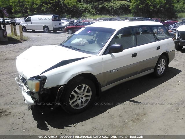 4S3BH675247631898 - 2004 SUBARU LEGACY OUTBACK AWP 白色 照片 2