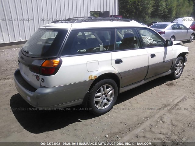 4S3BH675247631898 - 2004 SUBARU LEGACY OUTBACK AWP 白色 照片 4