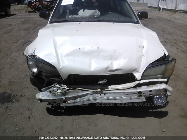 4S3BH675247631898 - 2004 SUBARU LEGACY OUTBACK AWP 白色 照片 6