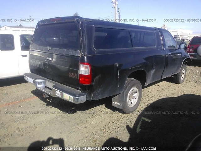 JT4VD20C2P0005016 - 1993 TOYOTA T100 SR5 BLACK photo 4