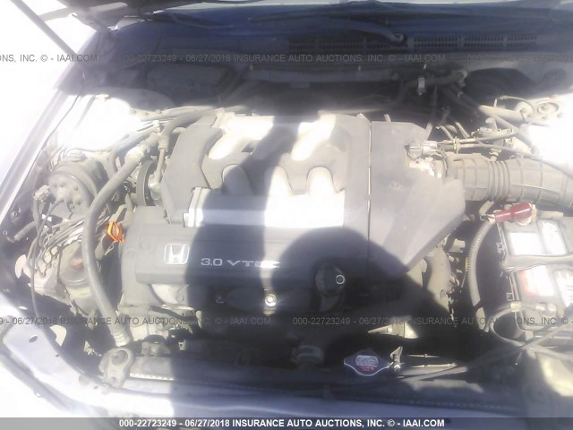 1HGCG16531A071711 - 2001 HONDA ACCORD EX GRAY photo 10