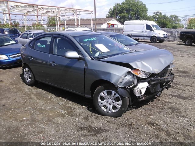 KMHDU4AD0AU952842 - 2010 HYUNDAI ELANTRA BLUE/GLS/SE SILVER photo 1