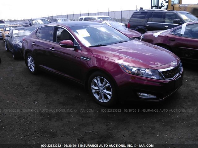 5XXGN4A73DG153303 - 2013 KIA OPTIMA EX MAROON photo 1