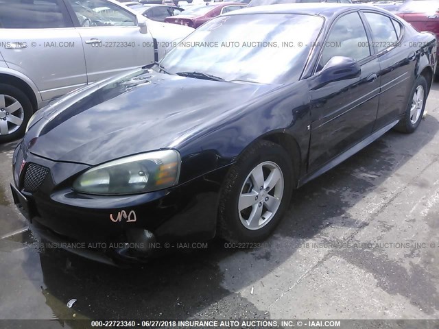 2G2WP552881168213 - 2008 PONTIAC GRAND PRIX BLACK photo 2