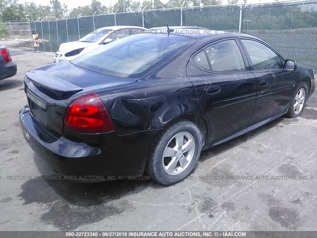 2G2WP552881168213 - 2008 PONTIAC GRAND PRIX BLACK photo 4