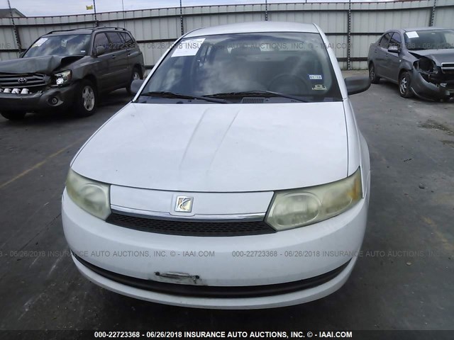 1G8AJ52F94Z108595 - 2004 SATURN ION LEVEL 2 WHITE photo 6