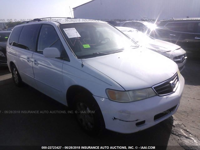 5FNRL18903B067520 - 2003 HONDA ODYSSEY EXL WHITE photo 1