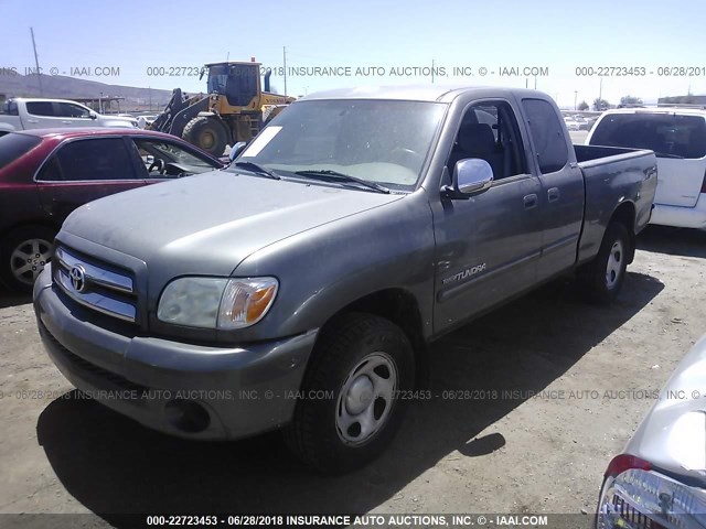 5TBRU34116S464039 - 2006 TOYOTA TUNDRA ACCESS CAB SR5 TAN photo 2