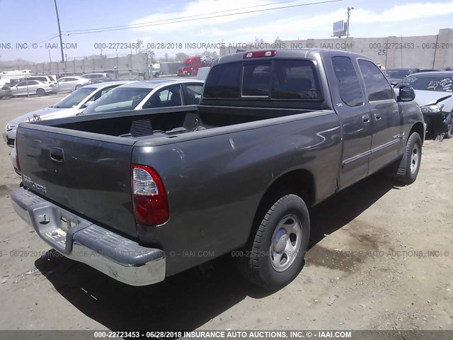 5TBRU34116S464039 - 2006 TOYOTA TUNDRA ACCESS CAB SR5 TAN photo 4