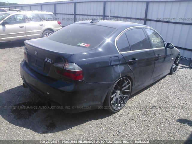 WBAVB73597KY62399 - 2007 BMW 335 I BEIGE photo 4