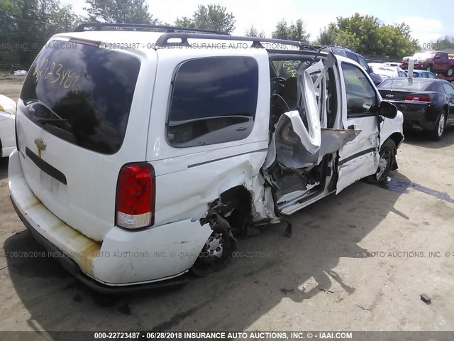 1GNDV23LX6D237575 - 2006 CHEVROLET UPLANDER LS WHITE photo 4