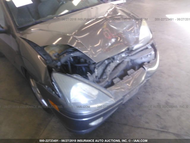 1FAFP38353W154958 - 2003 FORD FOCUS ZTS GRAY photo 6