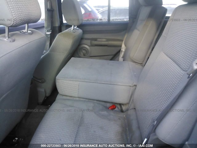 1J8HH48K17C587559 - 2007 JEEP COMMANDER MAROON photo 8