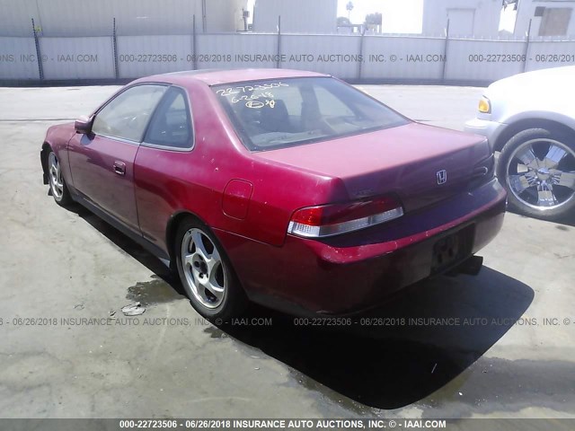 JHMBB6148VC010982 - 1997 HONDA PRELUDE RED photo 3