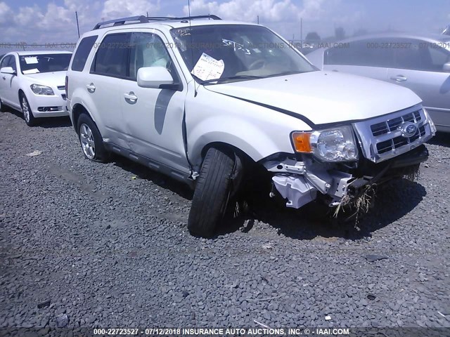 1FMCU0EG3BKA36677 - 2011 FORD ESCAPE LIMITED WHITE photo 1