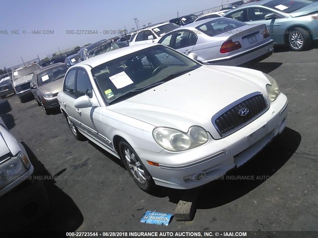 KMHWF35H43A754957 - 2003 HYUNDAI SONATA GLS/LX WHITE photo 1