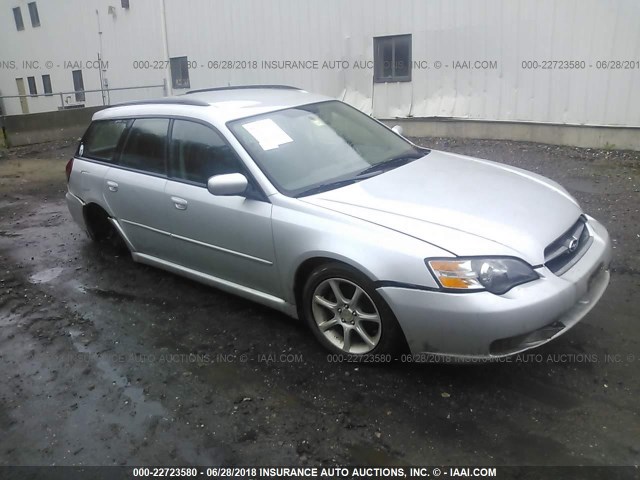 4S3BP616756350627 - 2005 SUBARU LEGACY 2.5I SILVER photo 1