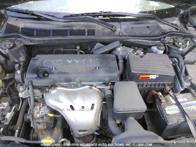 4T1BE46K17U638704 - 2007 TOYOTA CAMRY NEW GENERAT CE/LE/XLE/SE BLACK photo 10